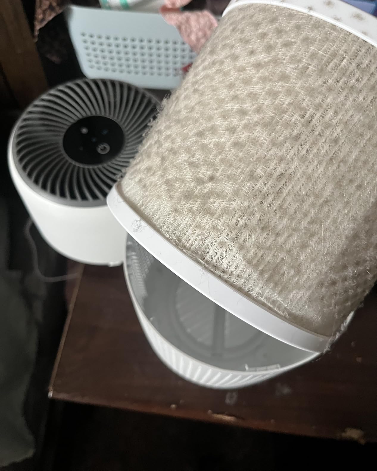 Dirty filter after less than one month of use