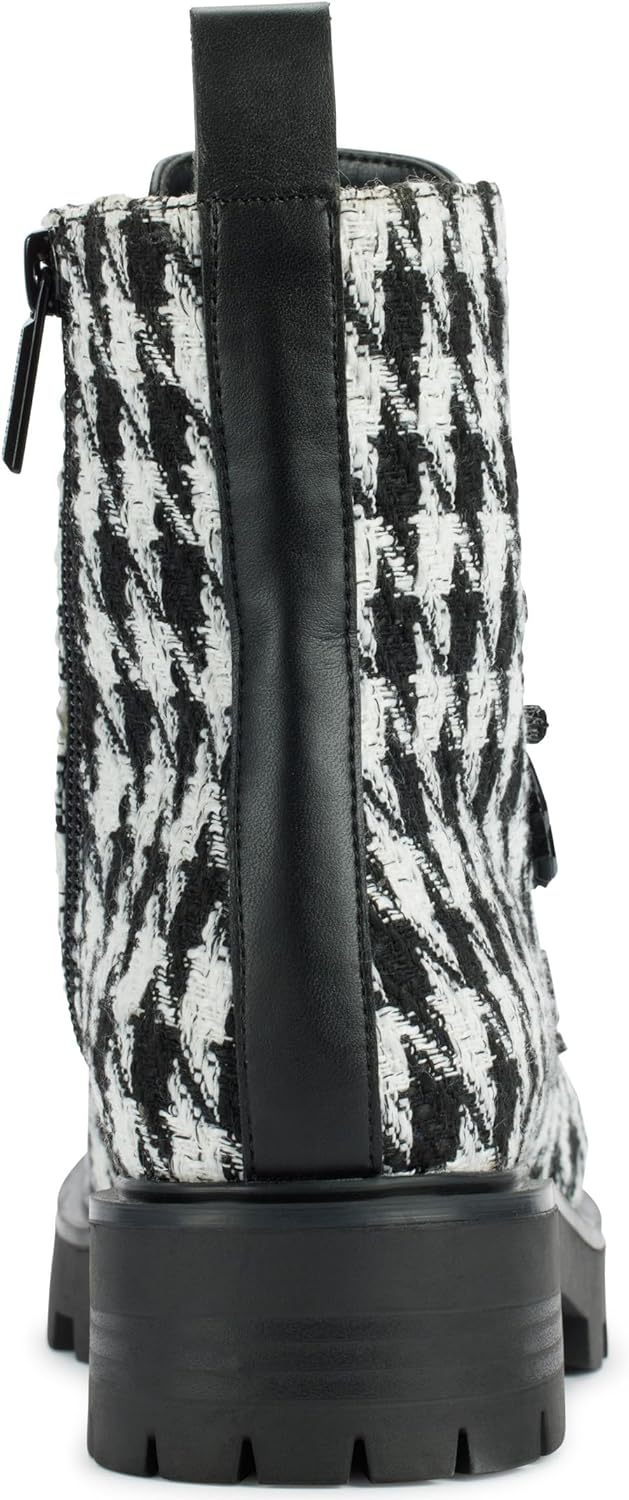 KARL LAGERFELD Women's Makenzie Lace Up Combat Boots - Image 2