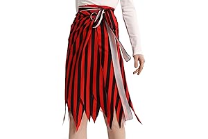Stripes of the Seven Seas: Embark on A Booty-Quest with Our Premium Pirate Skirt Costume