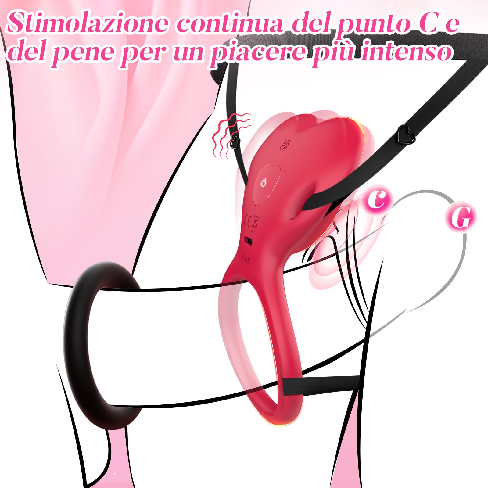 Vibratoreper Donna Professionale Wireless XL con APP Sex Toys, AI-Sync Telecomando 10 Modalità Vibrazione Ovetto Vibrante Sexytoysys Coppia Sex Toy, Vibratore per Donna Punto g Squirting, 6 Anelli