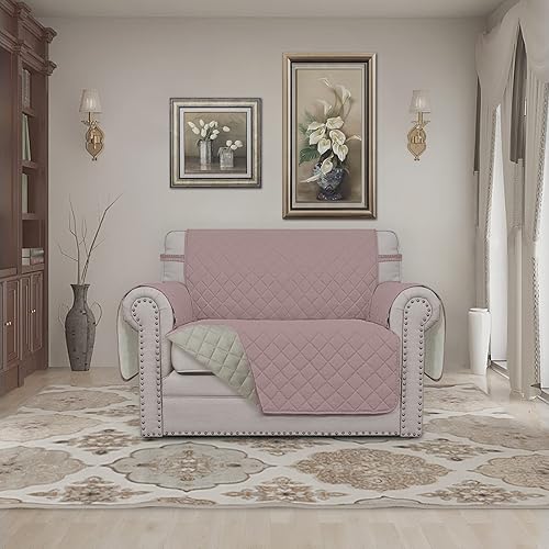 Miniatura 917 de Easy-Going - Funda reversible para sofá, resistente al agua, con varillas de espuma y correas elásticas, protector de muebles para mascotas y perros