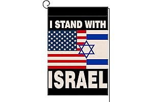 Sunwer I Stand with Israel Garden Flag Support Pray