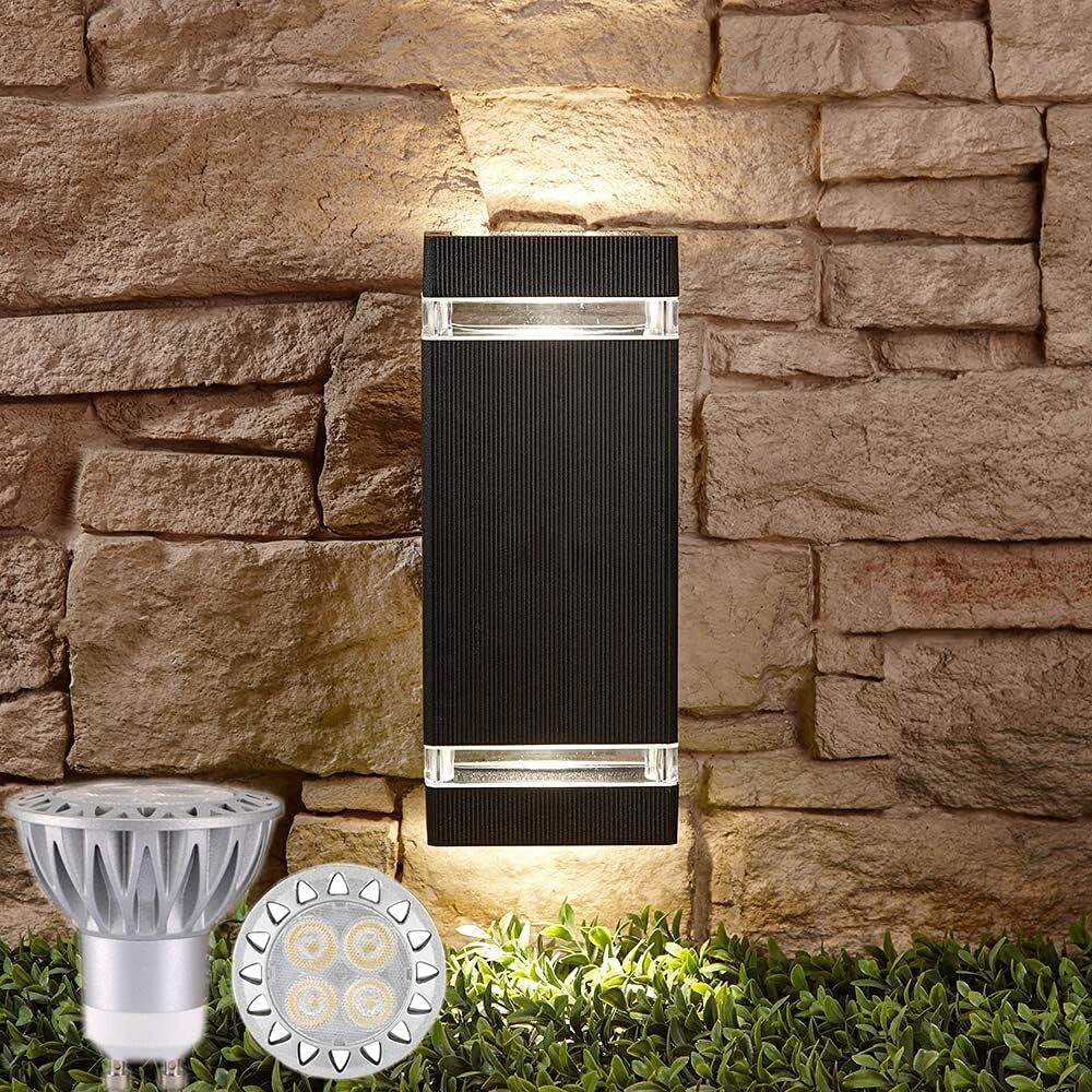 Onе-Dау Sаlе: Uр tо 70% оƒƒ Outdoor Wall Lights, Dusk to Dawn Outdoor Lighting Fixtures Wall Mount - ETL Listed,Aluminum Waterproof Front Door Lights 5000k - Up Down Light Fixture for Porch, Backyard and Patio (Square 2 Pack) Suреr Sаlе 🛒 Outdoor Wall Lights, Dusk to Dawn Outdoor Lighting Fixtures Wall Mount - ETL Listed,Aluminum Waterproof Front Door Lights 5000k - Up Down Light Fixture for Porch, Backyard and Patio (Square 2 Pack)