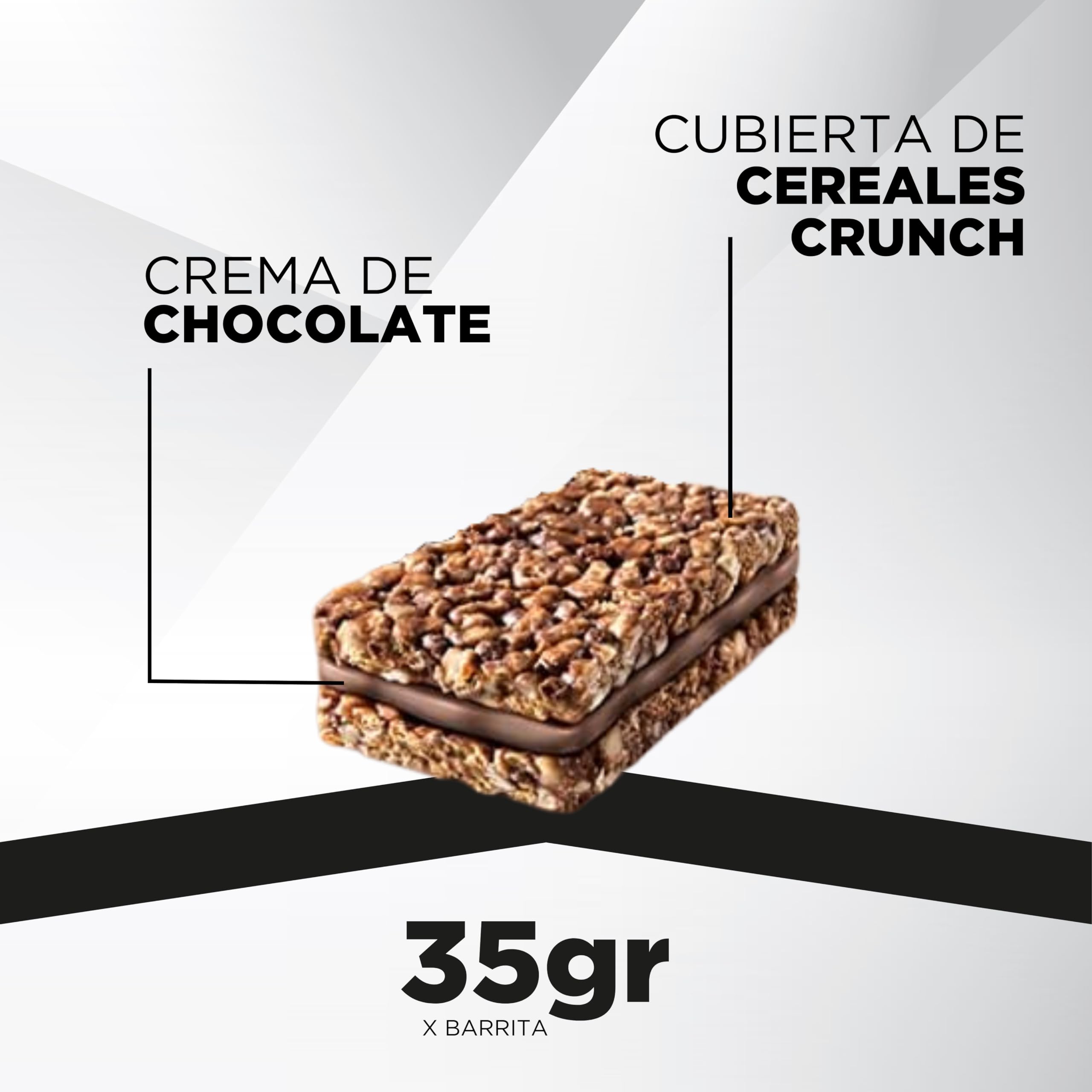 Corny Protein Barritas Crunch & Cream Chocolate, 13,5 g, 24x45 g