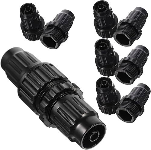 GANAZONO 20 sets pipe connector fitting for pipe mangueras de agua para jardin tubing drip connector jointer garden connectors for pipe water hose