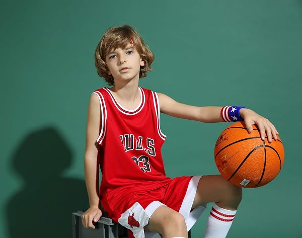 Maillots De Basketball Débardeur actif et ensemble court pour garçons - 2