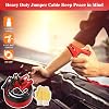 Kit de Emergencia para Carretera para Auto, Juego de Herramientas de Seguridad para Camiones y Vehículos con Compresor de Aire, Esenciales de Invierno para Asistencia y Supervivencia para Mujeres y Hombres con Cables de Puente, Botiquín de Primeros Auxilios, Manta, Pala 5