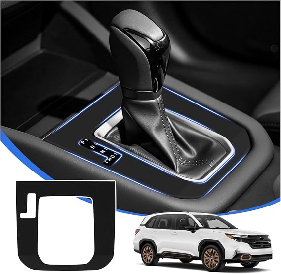 Karltys Center Console Cover for Subaru Forester 2025, Silicone Anti-Scratch Gear Shift Cover Panel, Trim Decorative Protector Accessories Interior (Not for Base/Wilderness)