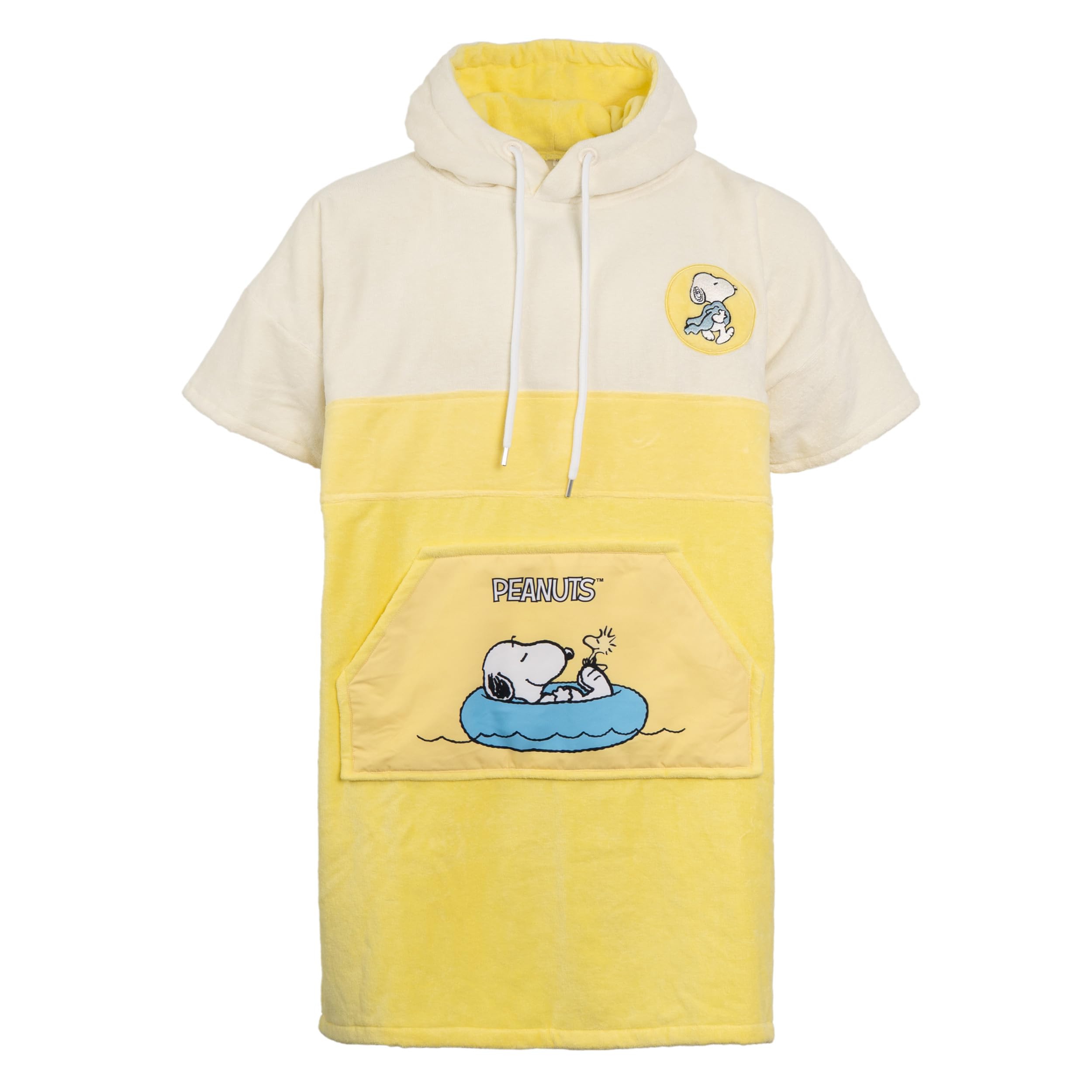 WAVE HAWAII Surf Poncho kąpielowe damskie i męskie, rozmiar M, 161–183 cm | Poncho surfingowe dla dorosłych z bawełny 95–100%, chłonny ręcznik frotte, poncho do przebierania