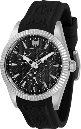 TechnoMarine Mens Sea Dream TM-719029 Quartz Watch, Black
