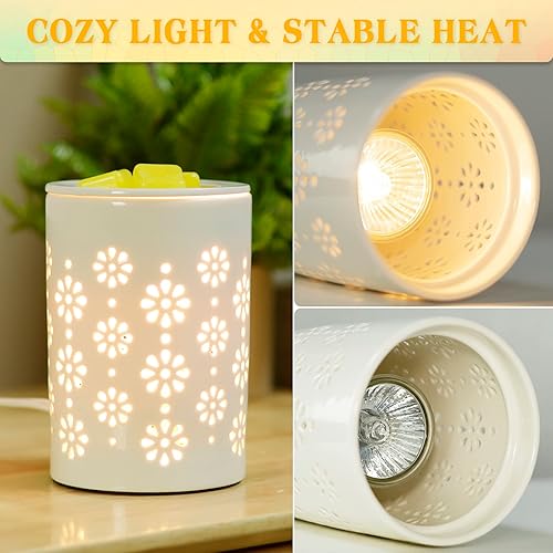 Miniatura 4 de Bobolyn Bombillas halógenas GU10 de repuesto para quemador de cera fundida, color blanco cálido, 120 V, 25 vatios, paquete de 2