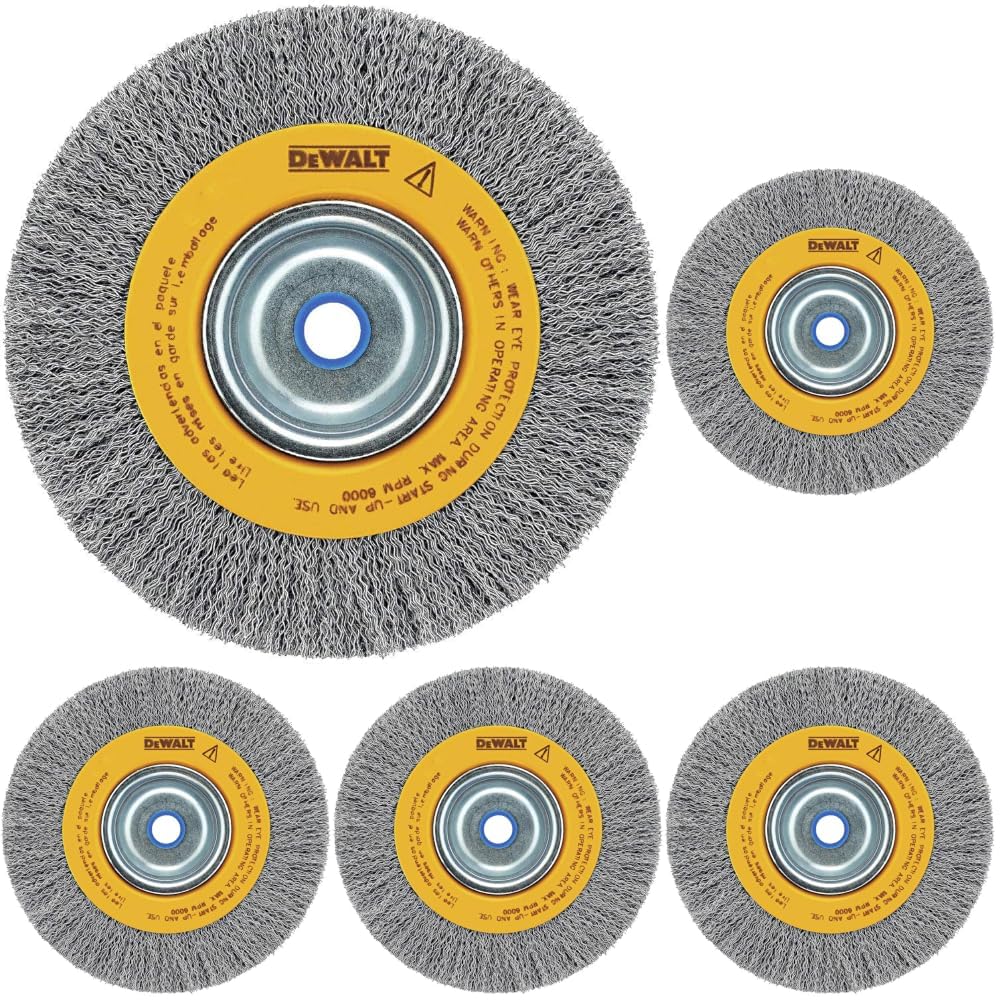 DEWALT Wire Wheel Brush - 8 Inch -2