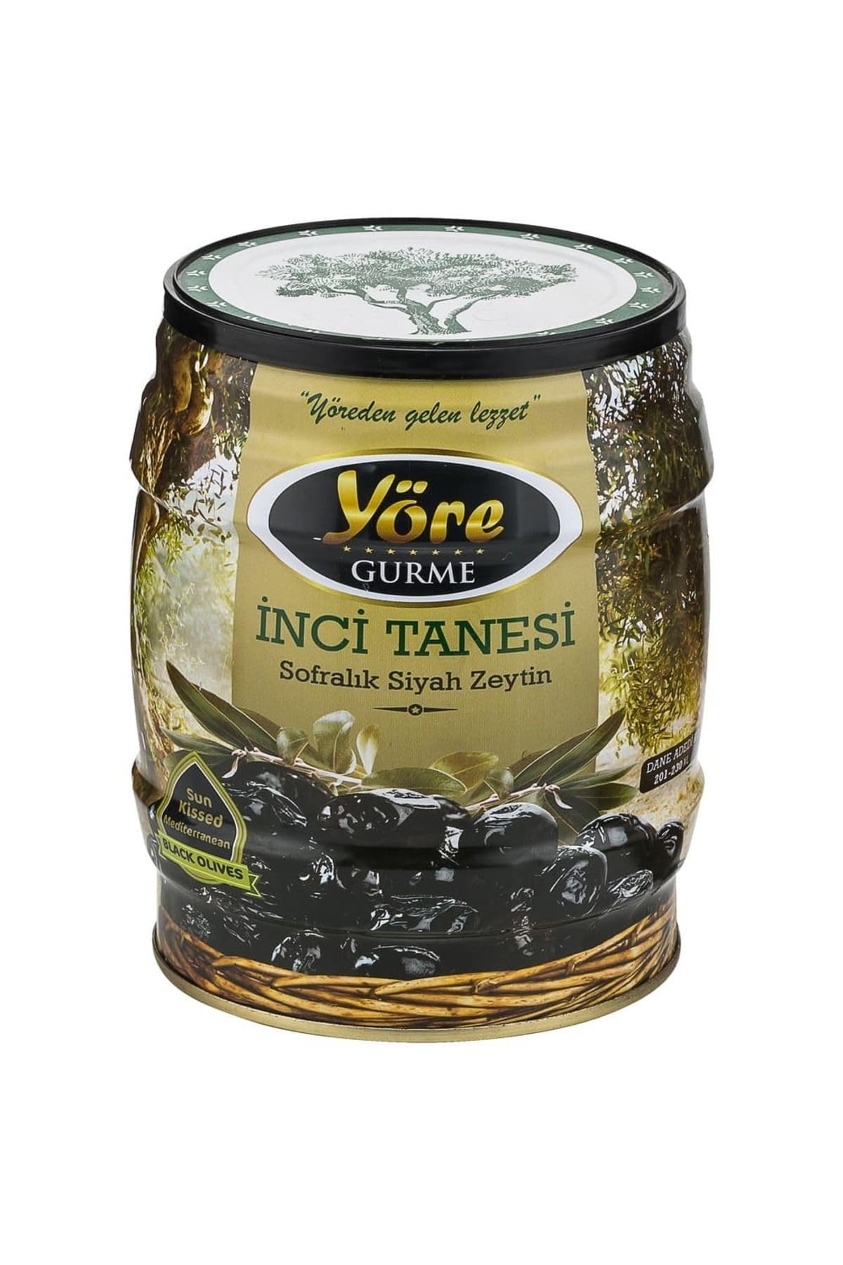 Sun Kissed Mediterranean Black Olives 750G