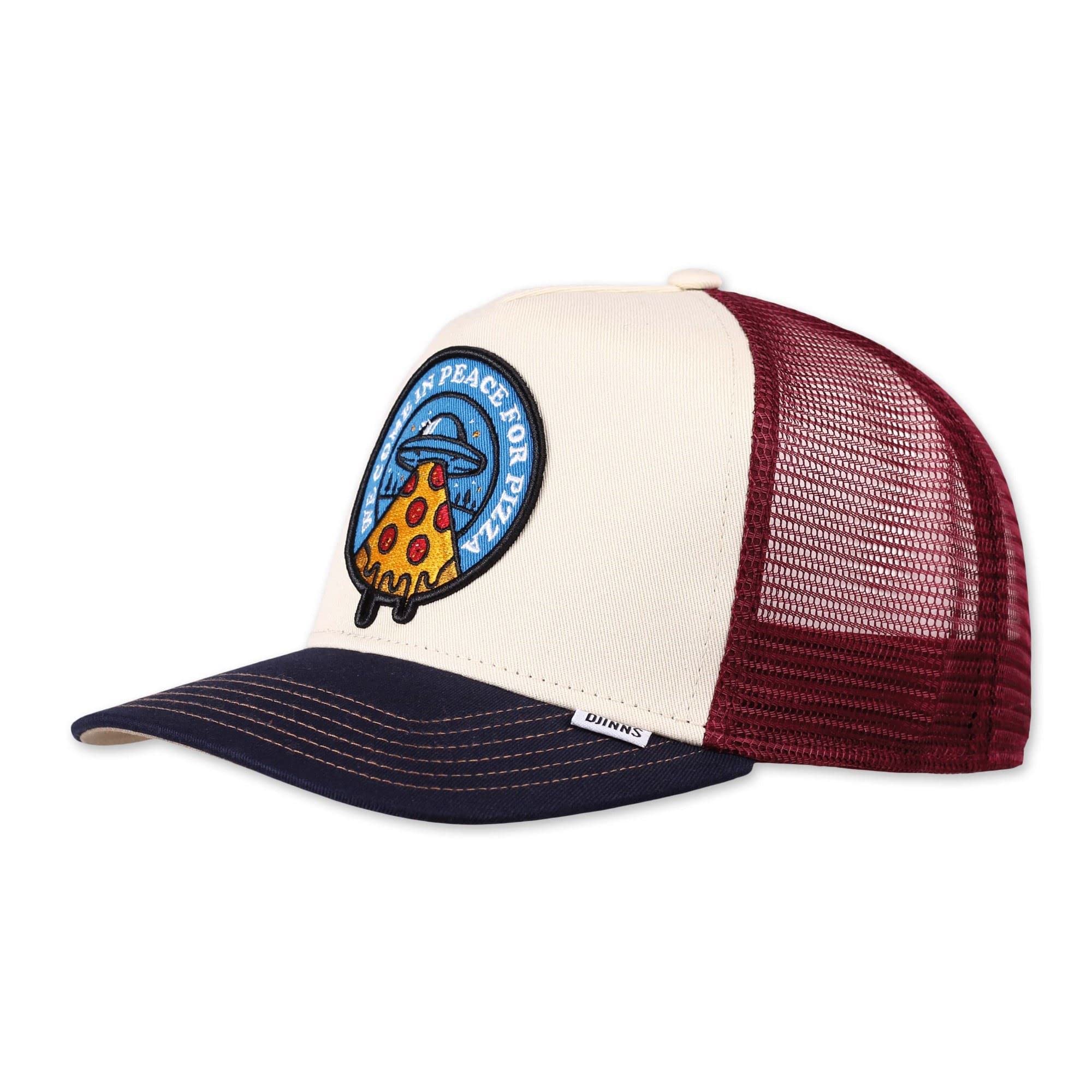 Djinns Food Peace Pizza Fossil HFT Trucker Cap - One-Size