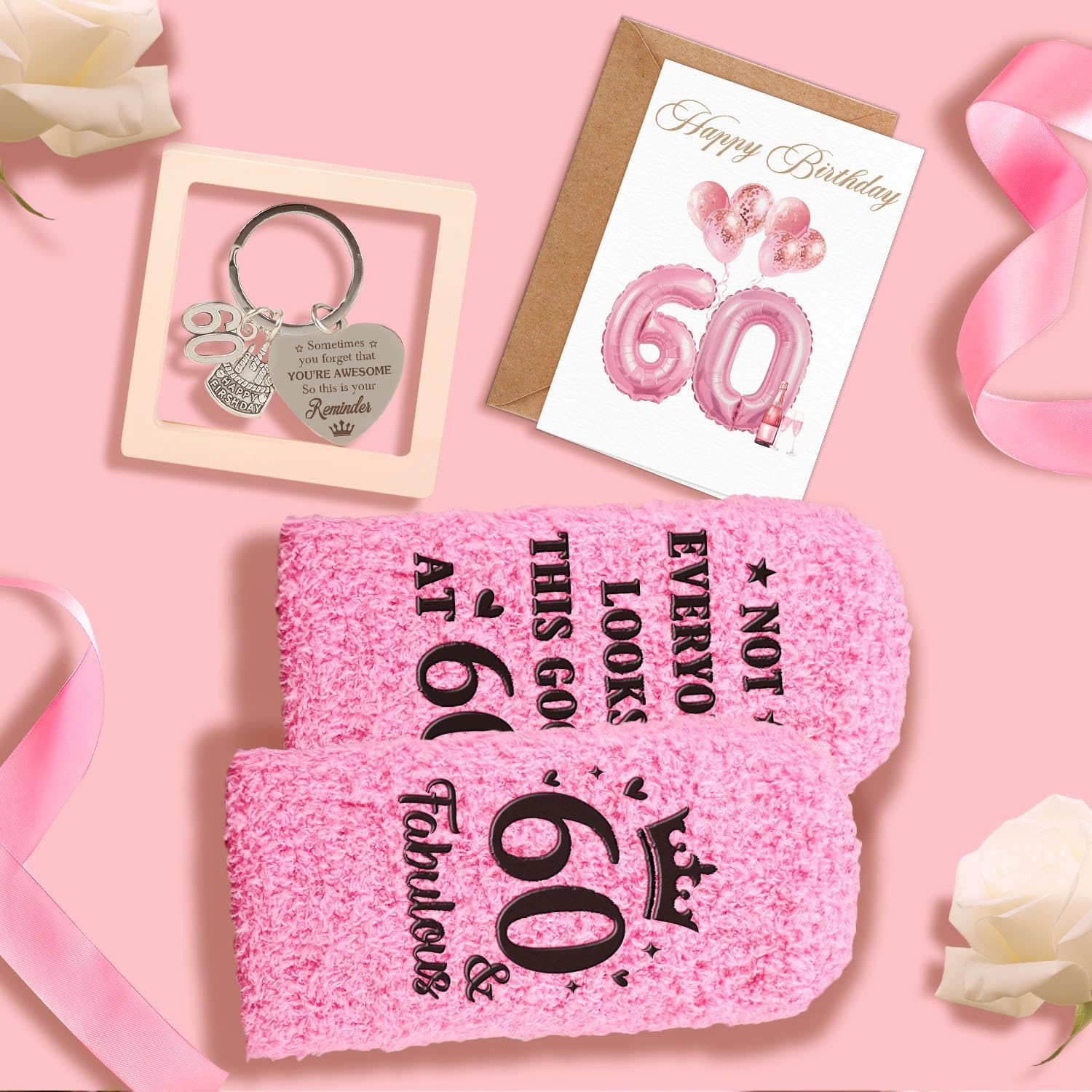 60th Birthday Gifts for Women, 60 Year Old Birthday Gifts for Women Self Care Gifts Basket Relaxing Spa Gift Fabulous Happy 60th Birthday Gift Presents Ideas for Woman Mom Wife Sister Friend Grandma - Image 5