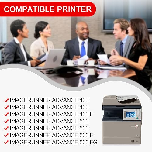 Miniatura 2 de Paquete de 1 cartucho de tóner negro GPR-48 2788B003AA de alto rendimiento compatible con GPR-48 GPR-48 para impresora Canon imageRUNNER Advance 400