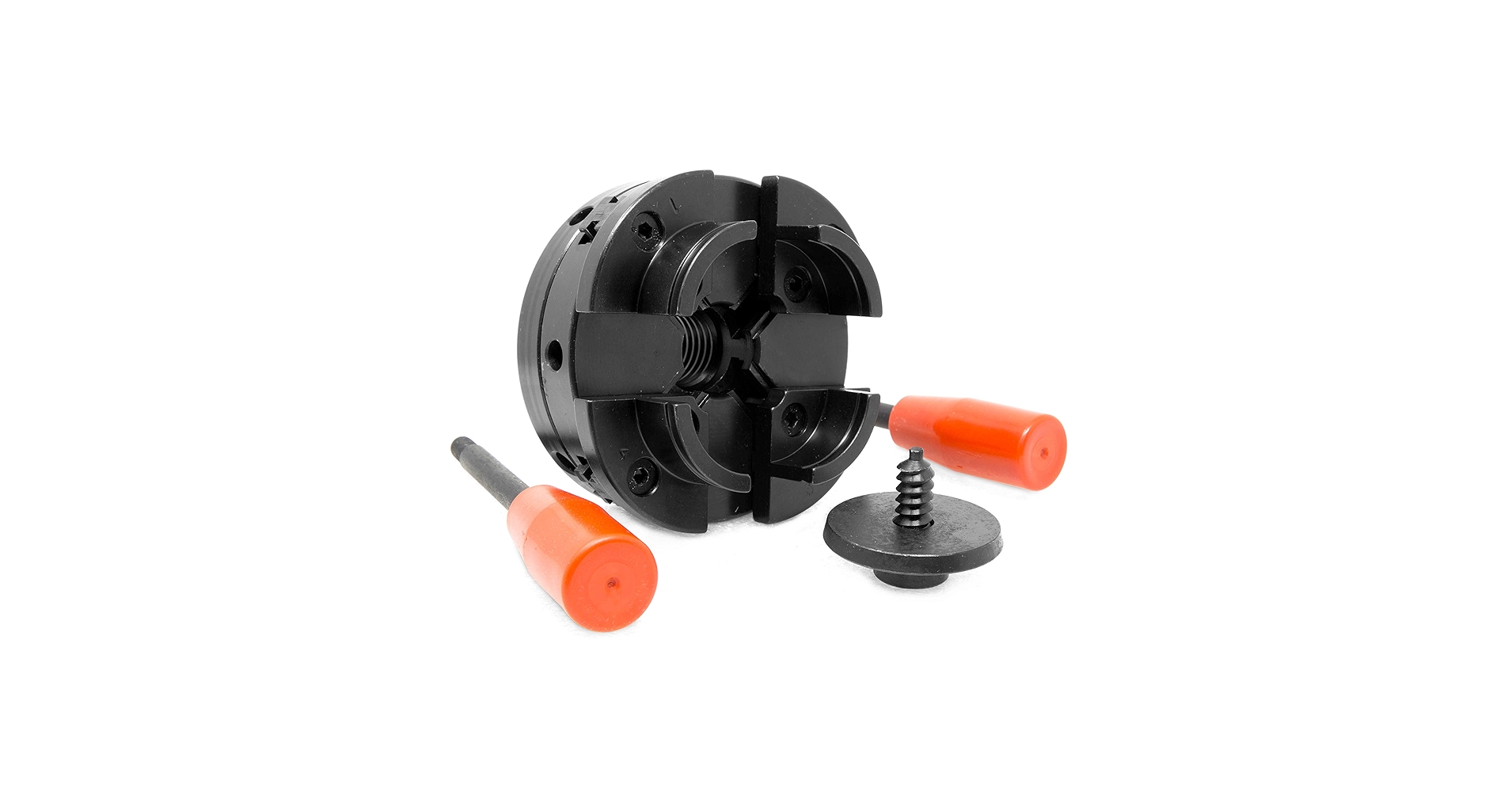チャーブ LVプラサフ 4.4kgセット WEN LA4444 4-Inch 4-Jaw Self-Centering Chuck Set with 1-Inch