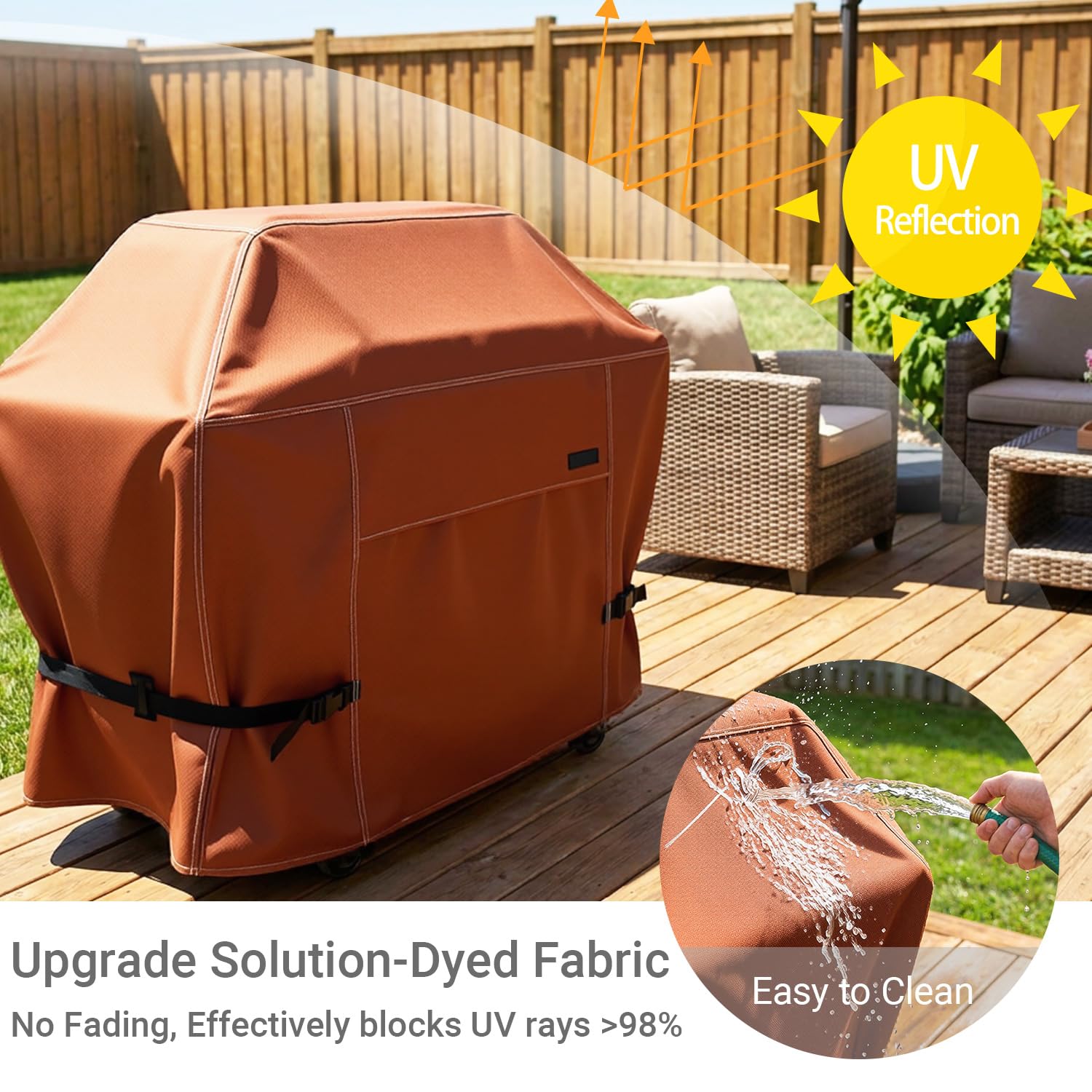 Amazon.com : NettyPro Grill Cover Heavy Duty Waterproof 48 inch