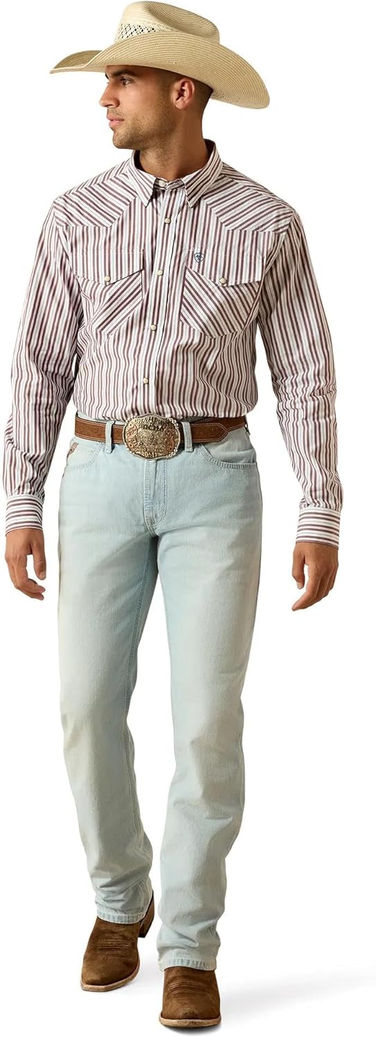 ARIAT Men's Pro Series Trae Fitted Snap Shirt