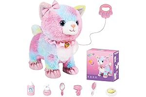 Interactive Cat Toy with Sound and Movement for Girls