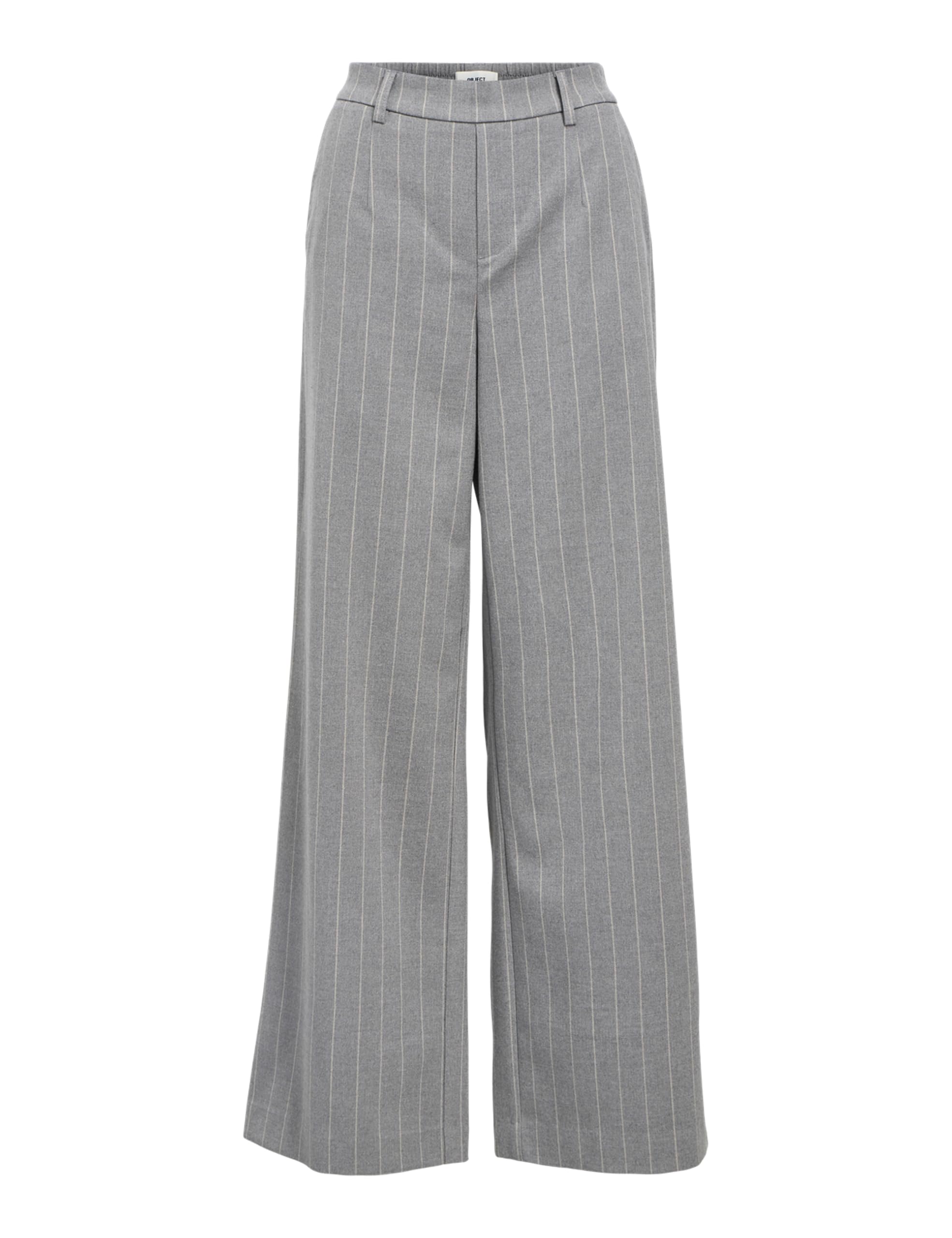 Groene OBJECT Pantalon OBJLISA WIDE PANT