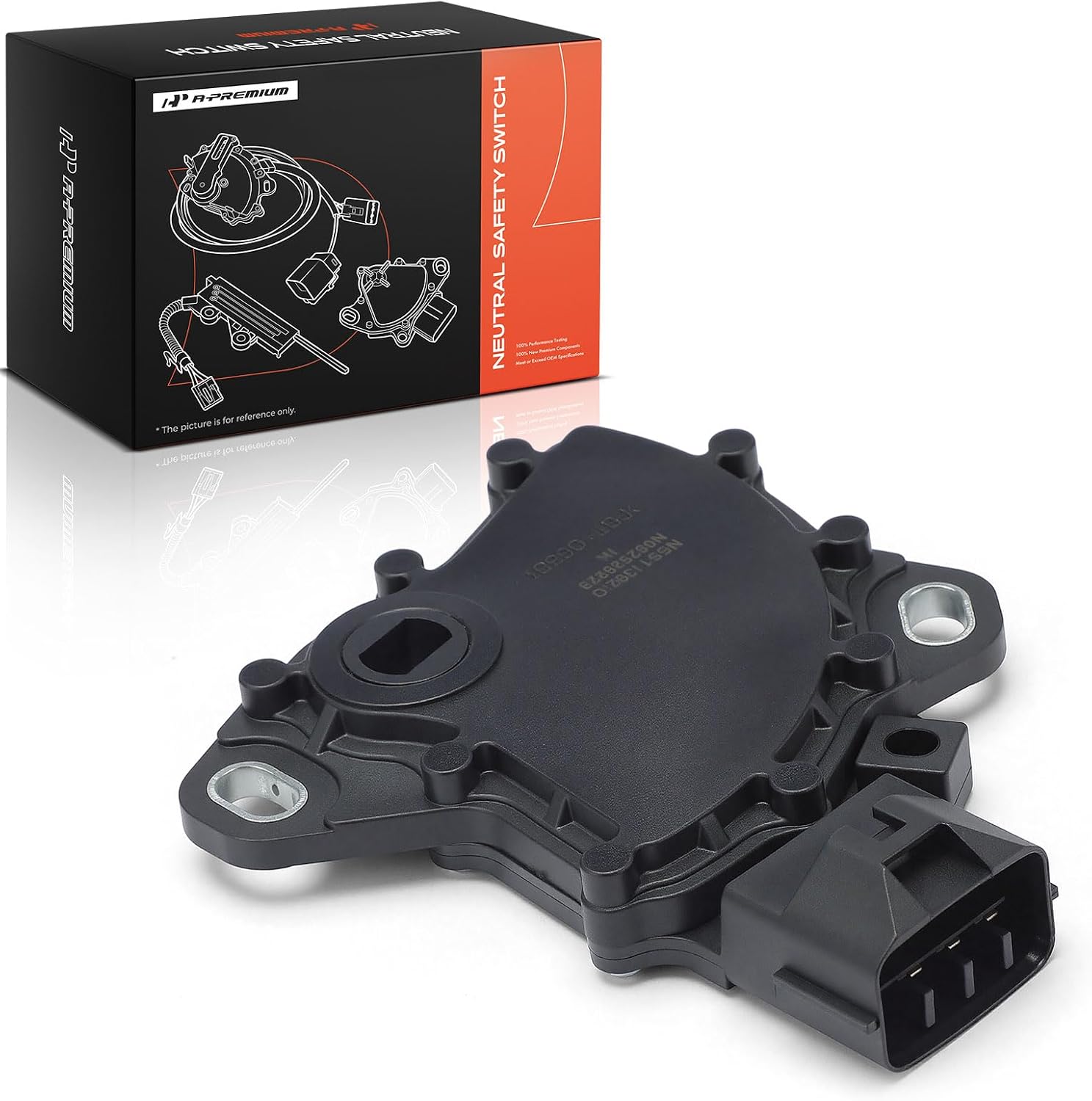 A-Premium Neutral Safety Switch Compatible with Nissan Altima 2007-2013 & Jeep Compass 2007-2016, Patriot 2007-2016 & Mitsubishi Outlander 2011-2016, Lancer, Outlander Sport & Dodge Caliber, 10 Pins