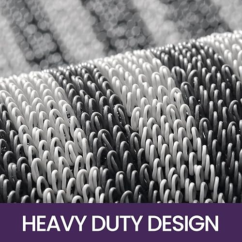 Miniatura 7 de DEXI Duraloop - Tapete de puerta para interiores y exteriores, tapete resistente para entrada, puerta delantera, patio, 24 x 35.5 pulgadas, rayas