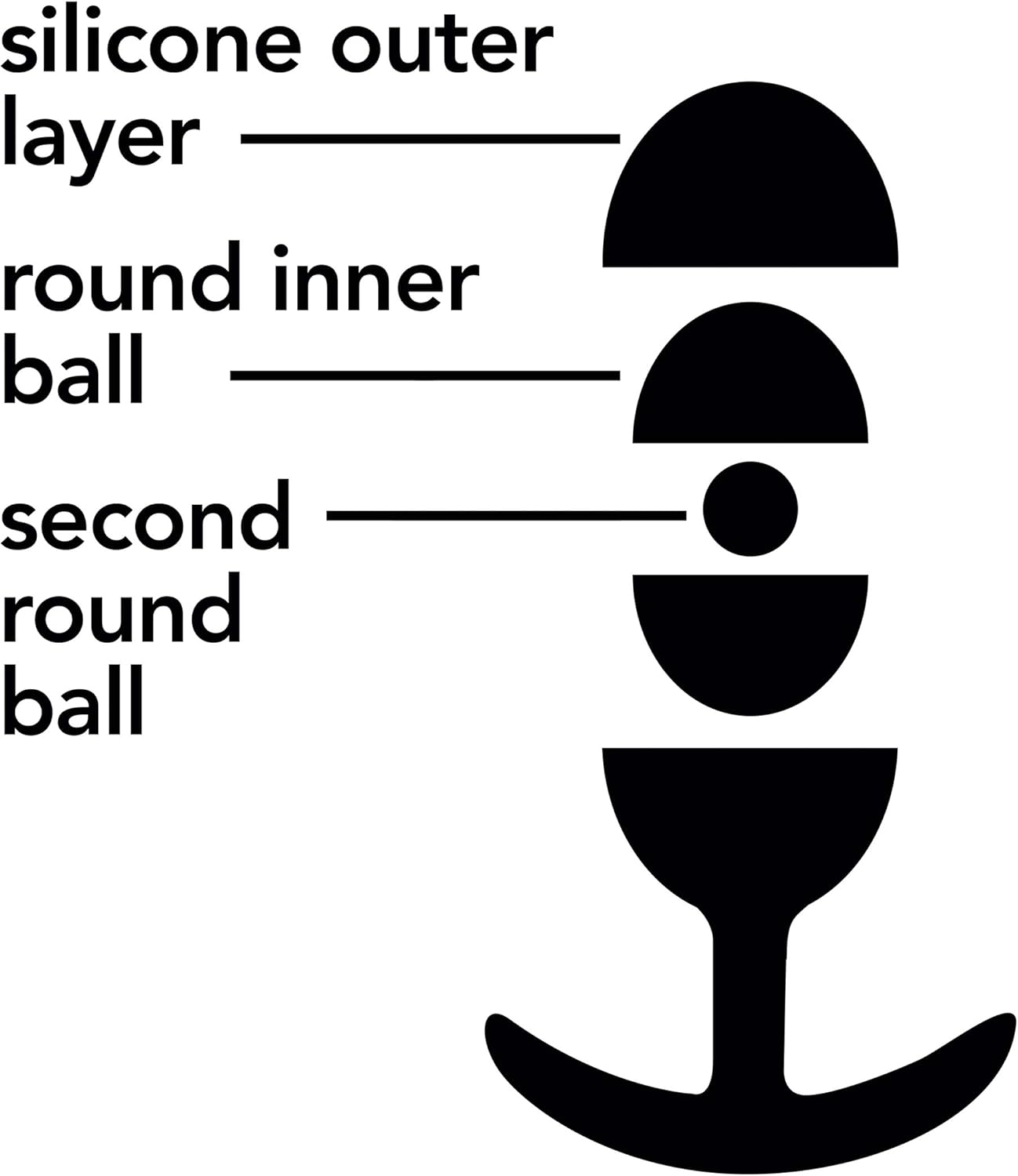 Blush Novelties Anal Adventures Platinum Silicone Vibra Plug - 3.5 Inch Ultrasilk Butt Plug for Beginners - Anchor Base for Muscle Stimulation - Motion Activated, Wearable Anal Toy for Women, Couples