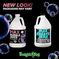 Vista 2 de Froggys Fog - 4 galones - Líquido de jugo de burbujas MAX - 10 veces las burbujas de máquinas estándar
