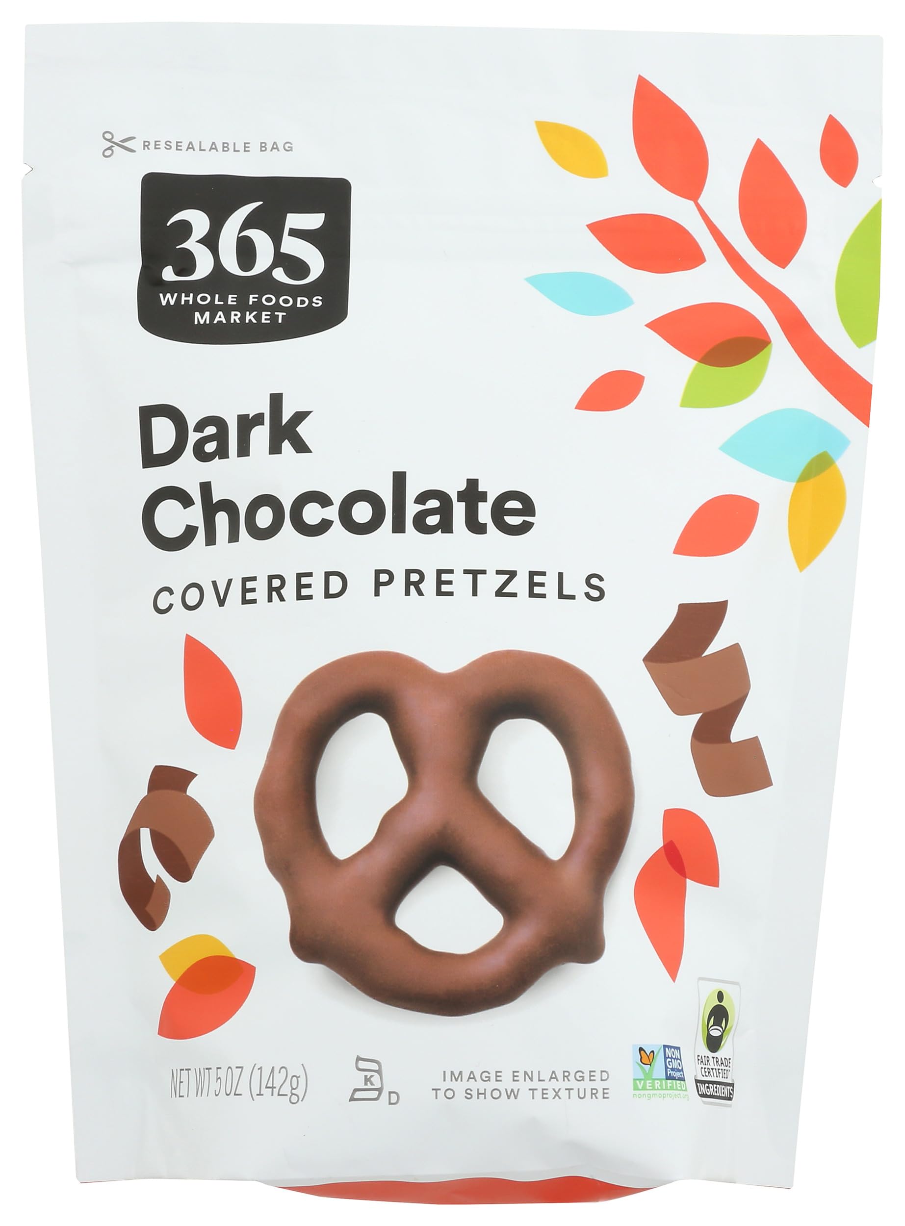 365 by Whole Foods Market, Dark Chocolate Pretzels, 5 Ounce (Expires November 2023) 