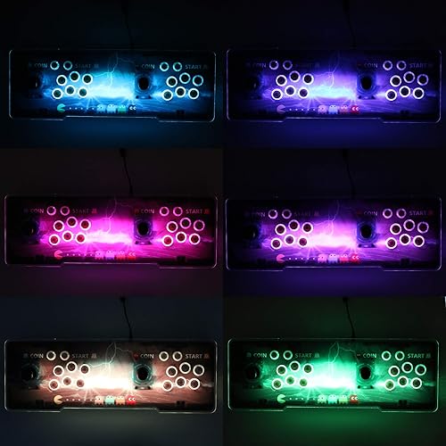 Miniatura 8 de RegiisJoy Consola de juegos Pandoras Box Ultra Arcade 50000 en 1, máquina de juegos retro para PC y proyector y TV 4K, juegos 3D,