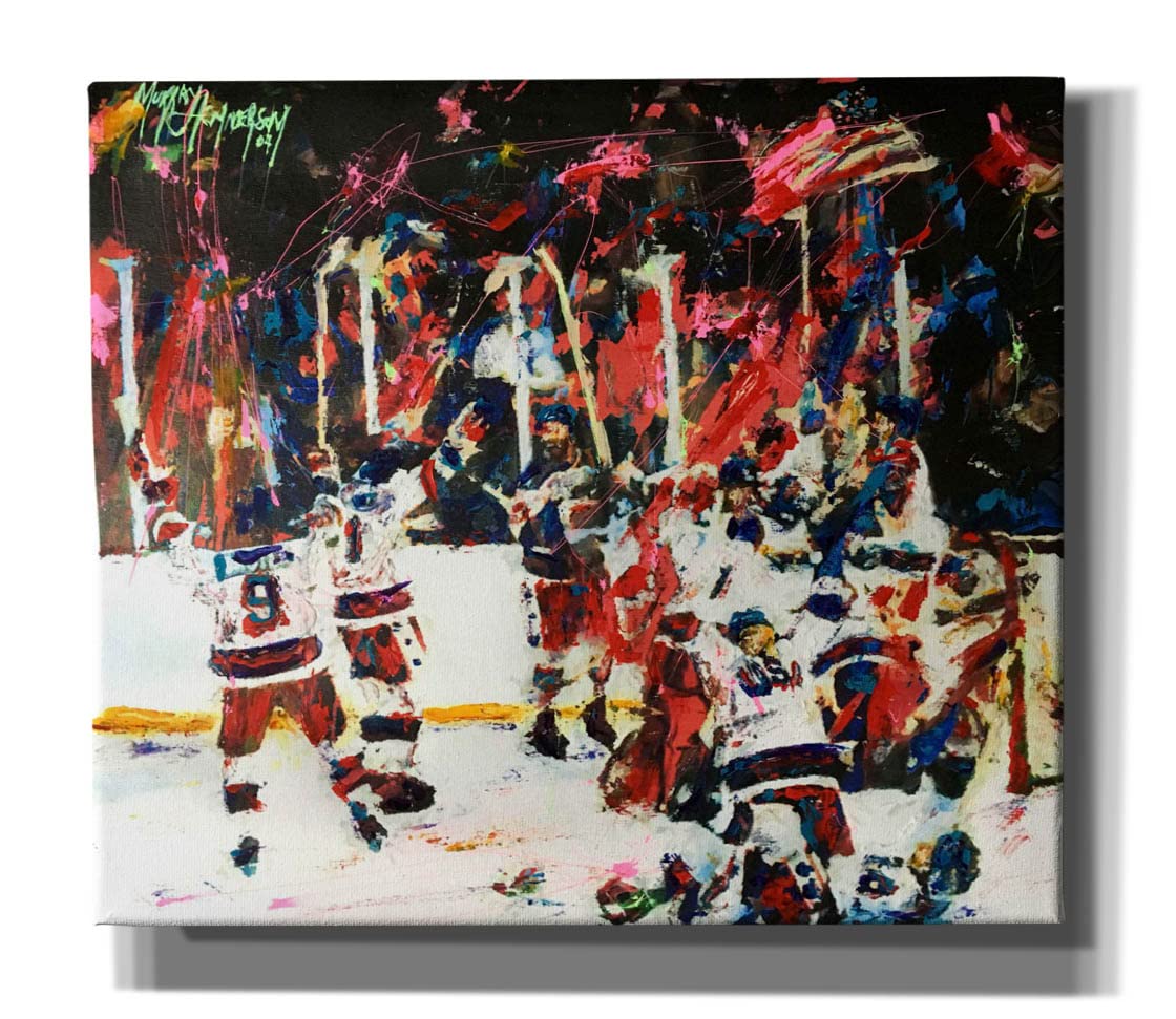 Epic Graffiti USA Maricle On Ice by Murray Henderson Fine Art Canvas Wall Art 30x26