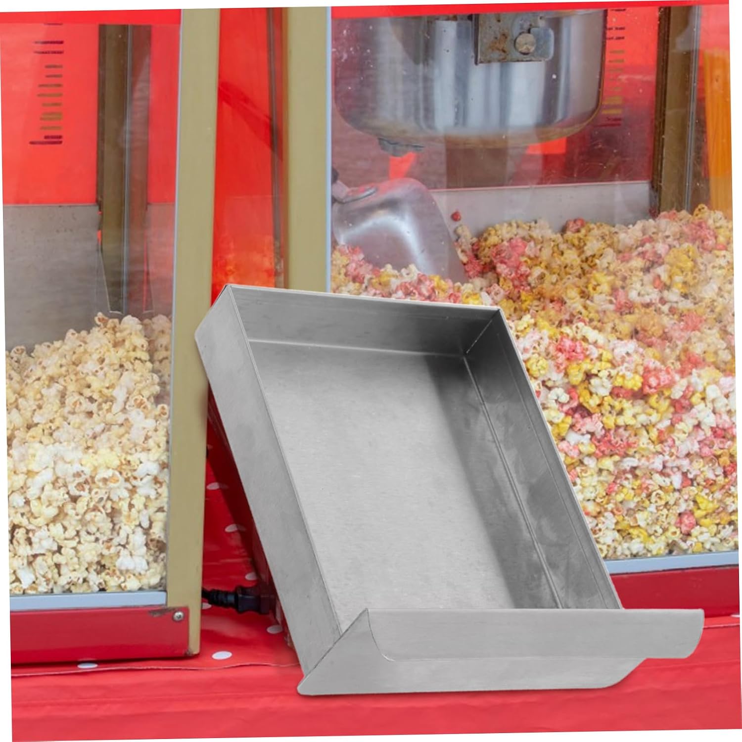 PRETYZOOM Commercial Popcorn Machine Oil Tray Replacement Kit Stainless Steel Oil Holder Plate for Enhanced Performance and Efficiency Fit for Various Popcorn Makers image 5