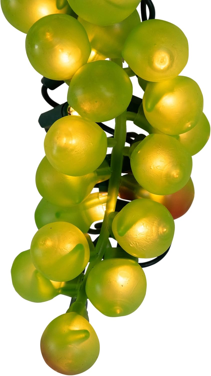 Northlight Grape Cluster Outdoor Patio String Light Set - Green - 6' Green Wire - 5ct