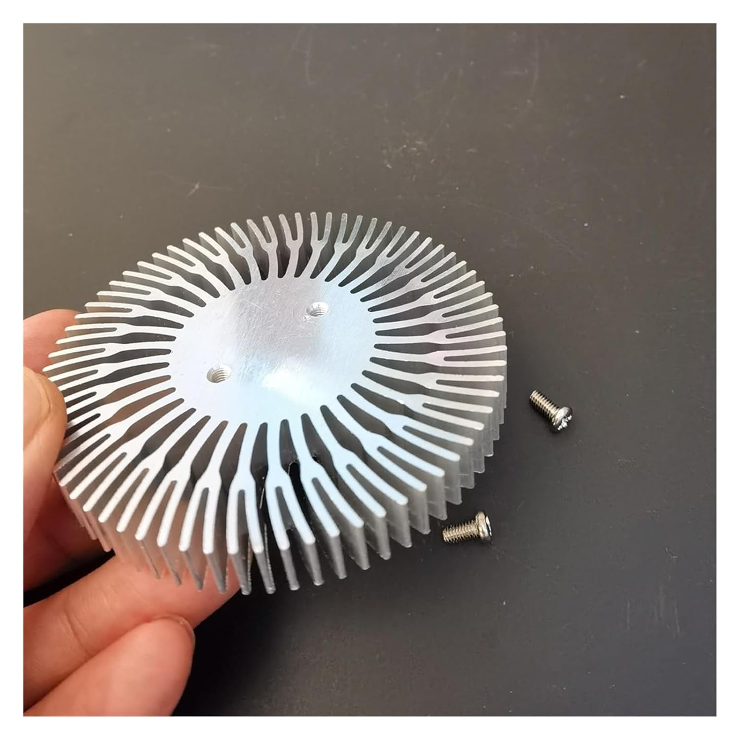 5 Pcs LED Heatsink Radiator Aluminum 10W Heat Sink Radiator for Household Lamp Radiator Replaceable 72x10mm