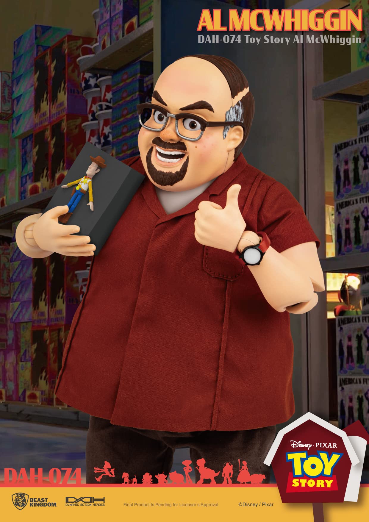 Amazon.com: Toy Story 2: Al McWhiggin DAH-074 - Figura de acción