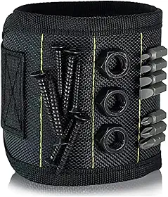 Pulseira Bracelete Magnético Imã Para Prego Parafuso Broca Grampo Clips Ferramentas Construção Marceneiro.