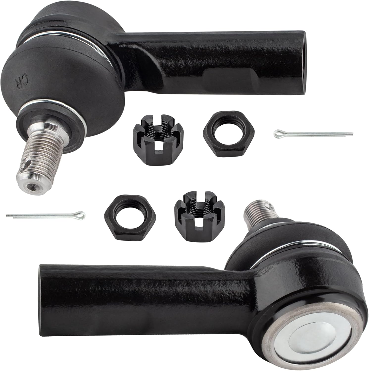 2Pcs Front Outer Tie Rods End Links LH Driver & RH Passenger Fit For Toyota Tacoma 1995-2004 (2WD/RWD ONLY - Excludes Pre-Runner) Replace# ES80309