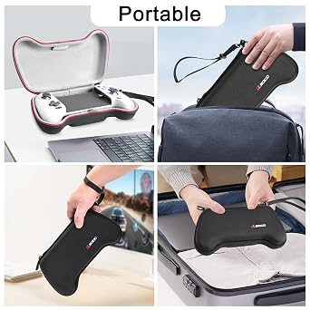 RLSOCO Carrying Case for GameSir G8 Galileo Type-C Mobile Gaming Controller - Black (Case Only)