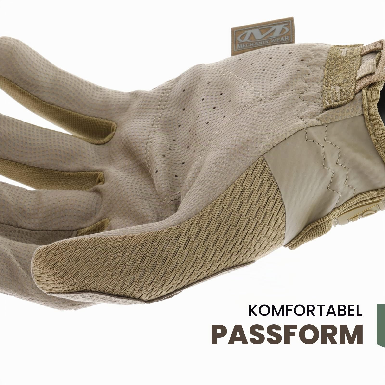 Mechanix Wear - High Dexterity Coyote Handschuhe (X-Large, Braun)