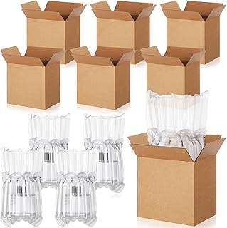 25 Sets 6x4x6 Inches Mug Boxes for Gift, Small Shipping Cardboard Box wi...