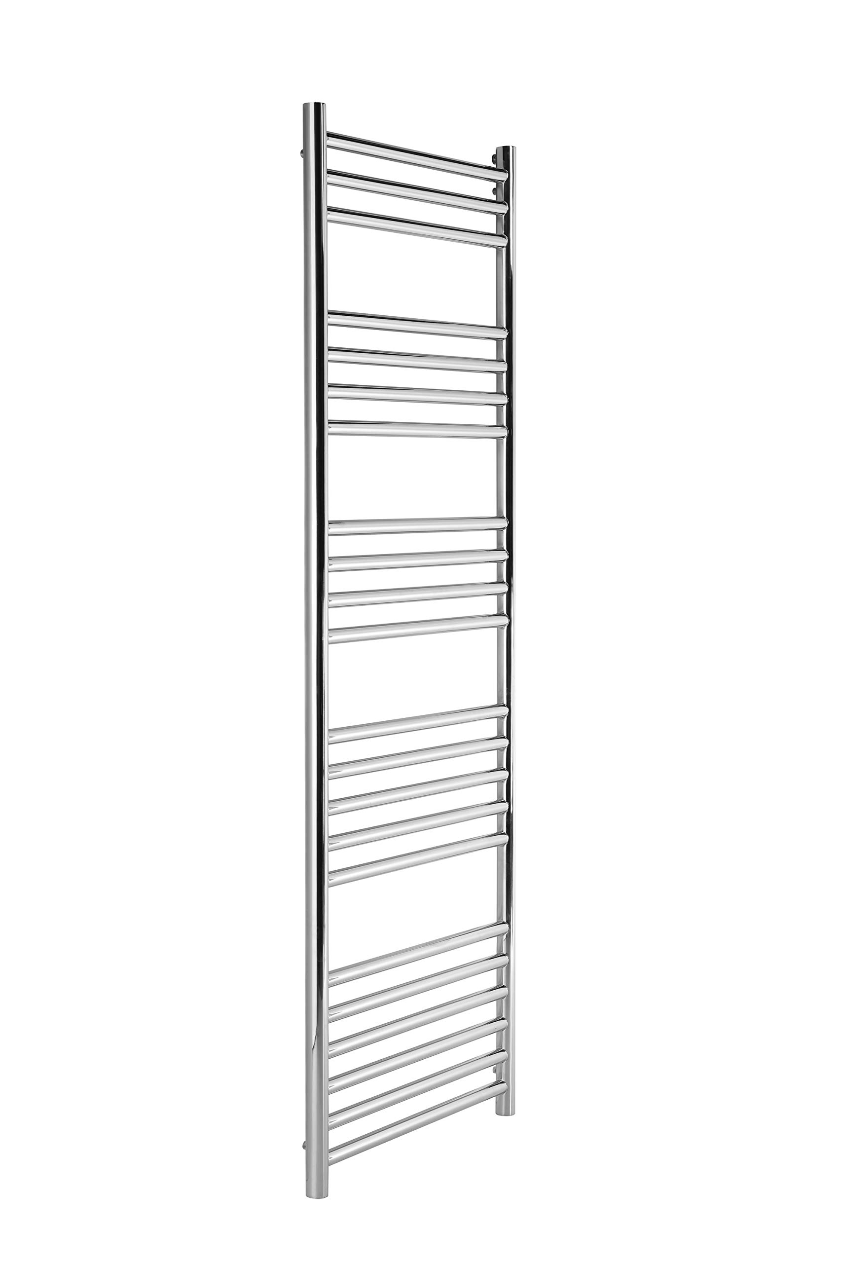 Manissa Mirror Polished Stainless Steel Boston Stainless Steel Heated Towel Rail 500Mm W X 1500Mm H Bathroom Towel Warmer