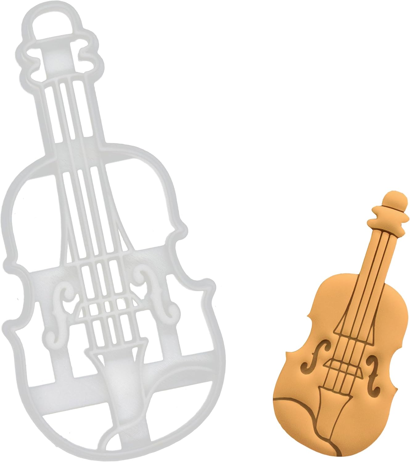 Violin cookie cutter, 1 piece - Bakerlogy