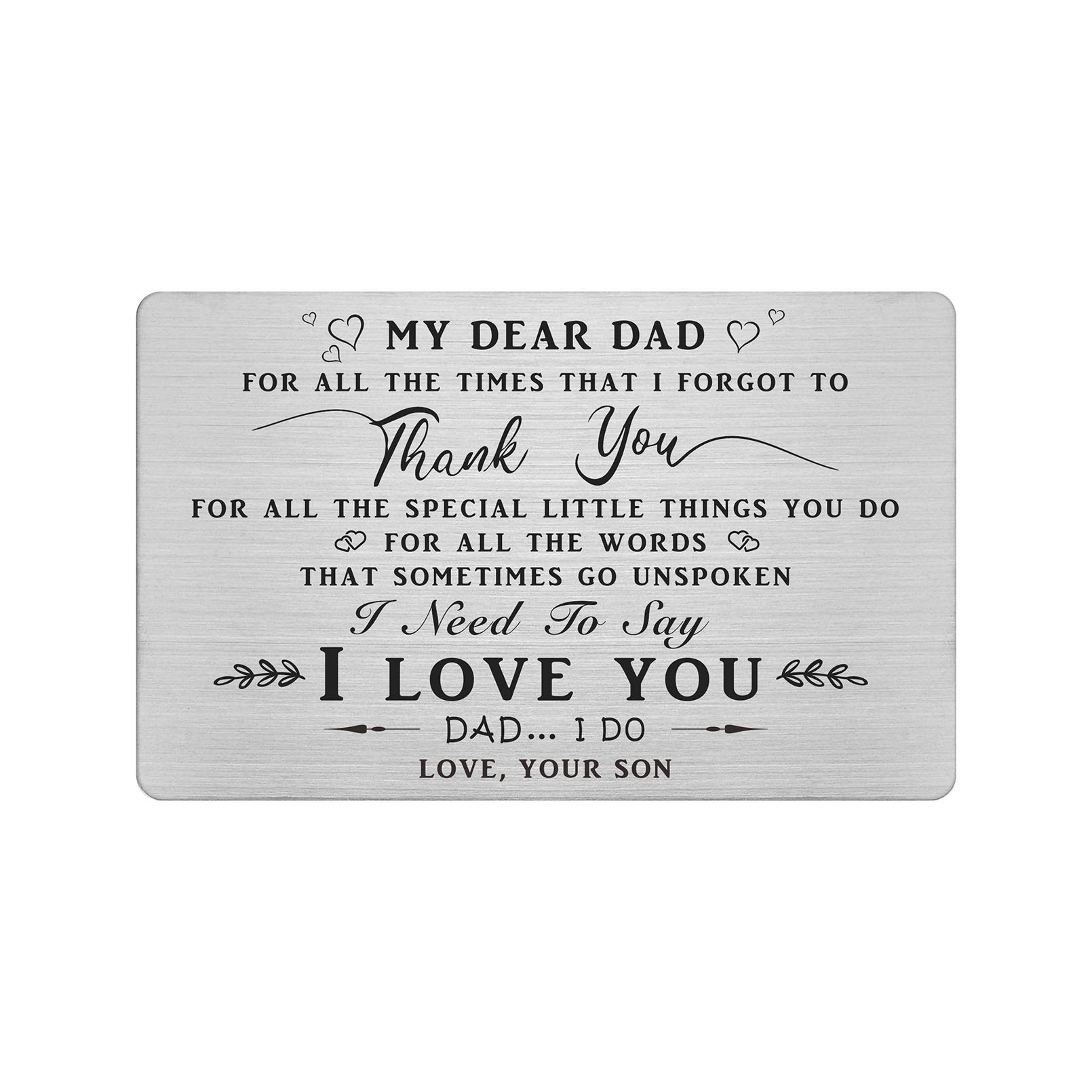 Thank You Happy Birthday Dad I Love You Dad Gifts For Men Happy Birthday Dad  I, image size:1610x1610