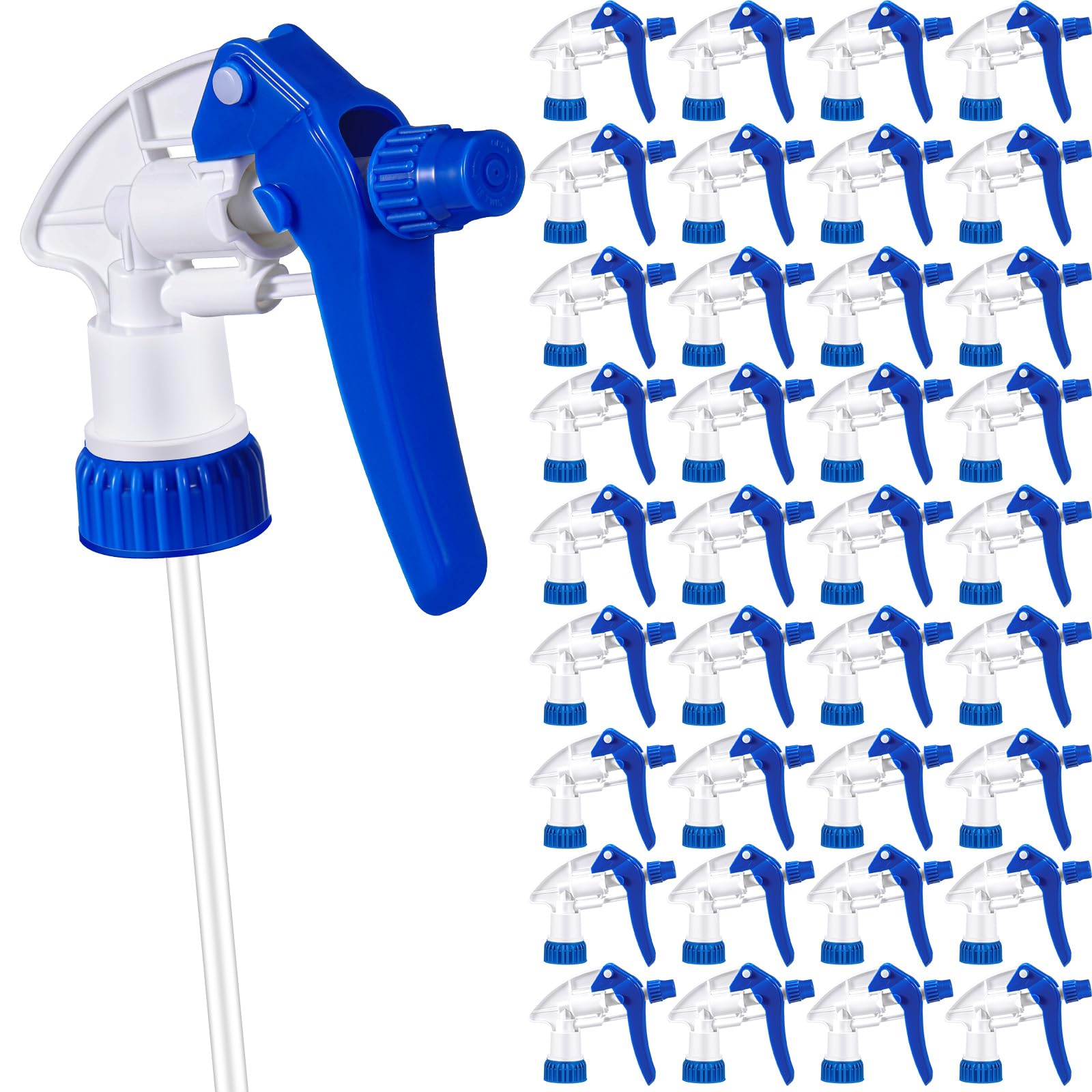 Hushee Paquete de 48 boquillas de repuesto de 28 a 400 pulverizadores de gatillo, sin botella, pulverizador de botellas resistente para uso doméstico industrial, apto para botellas de plástico y