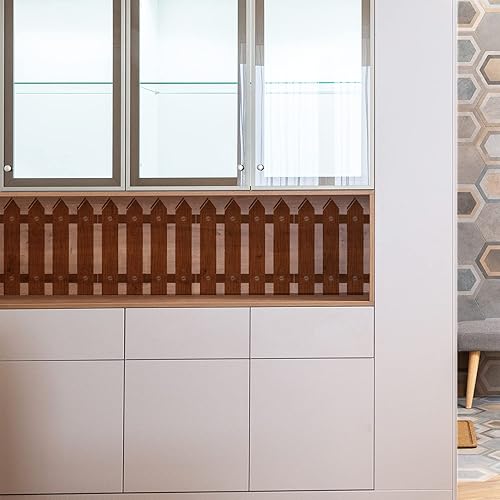 Miniatura 7 de FINGERINSPIRE 3 plantillas de valla en capas de 11.8 x 11.8 pulgadas, plantillas de pintura de madera reutilizables para pintar sobre madera,