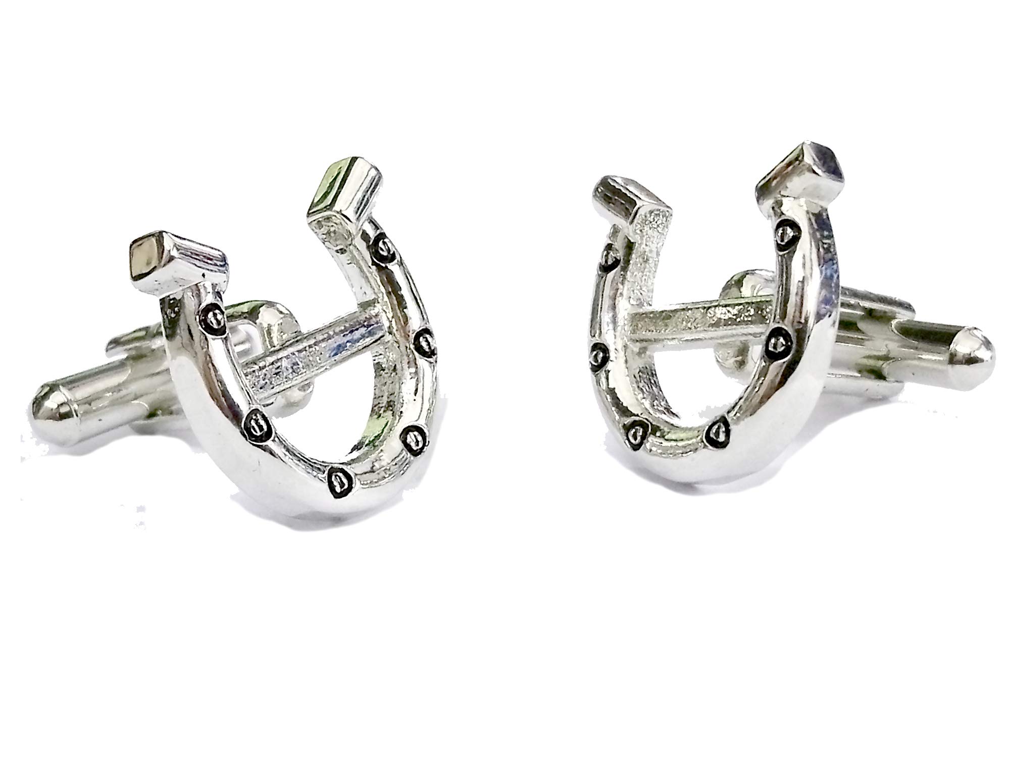 blacksmith Blue Silver Plated Cufflink for Men-picture-11