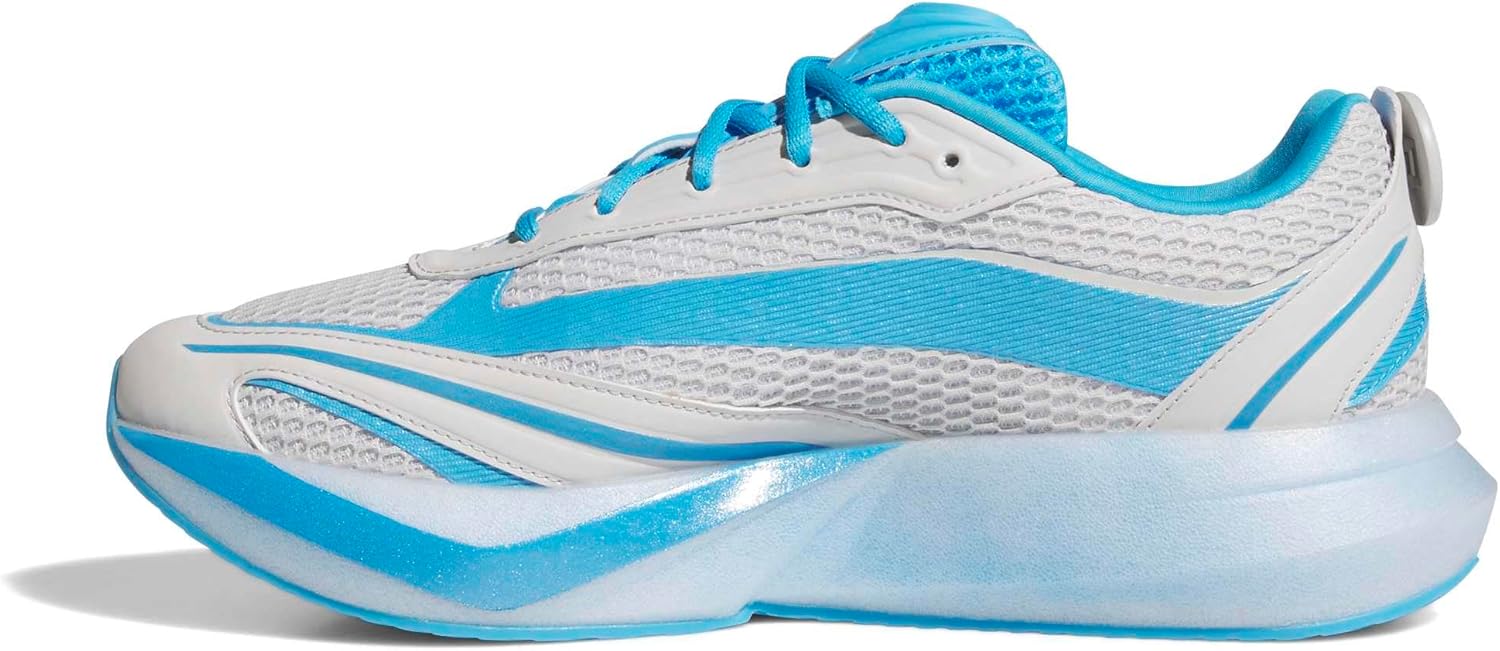 adidas Mens Lightblaze Glow Lace Up Sneakers Shoes Casual - Blue, White