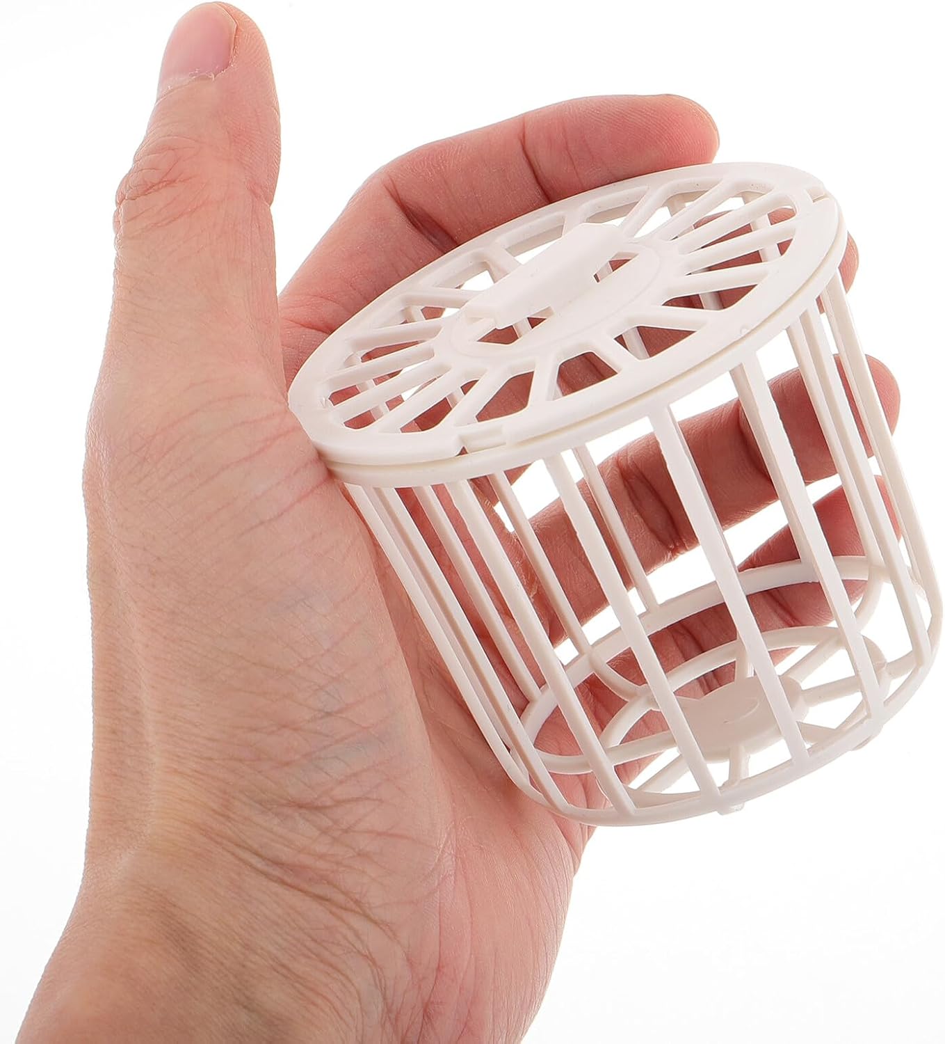 4pcs Plastic Bird Nest Basket for Birds Canary Finch Parrot Cage Accessories Breeding and Nesting Material Organizer