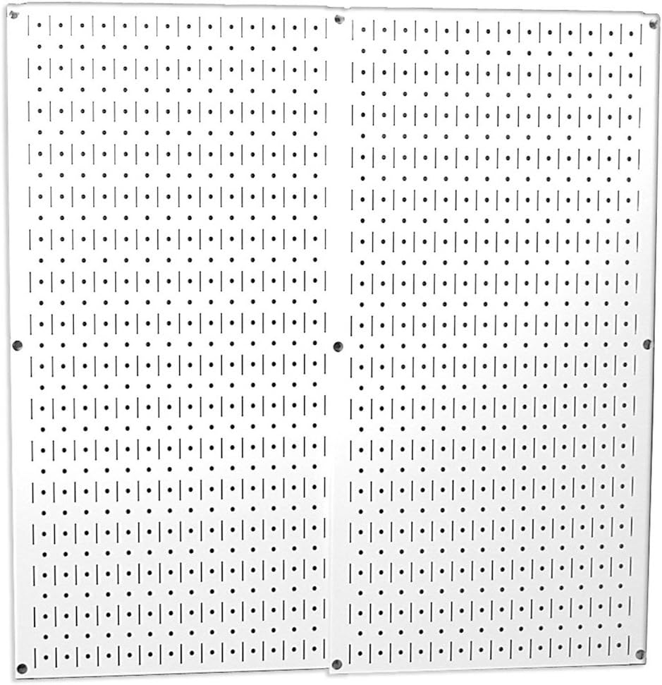 30-P-3232W White Metal Pegboard Pack